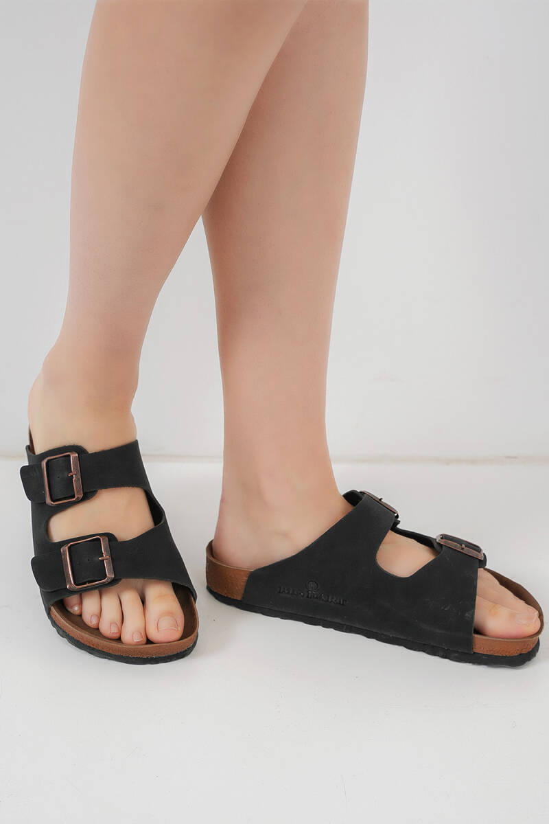 Unisex Ortopedik Terlik 010182 - Siyah - BİGDART